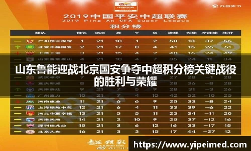 山东鲁能迎战北京国安争夺中超积分榜关键战役的胜利与荣耀